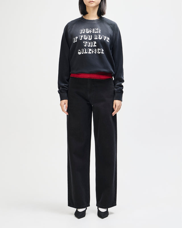 Honk! Crew Neck - Black Beauty