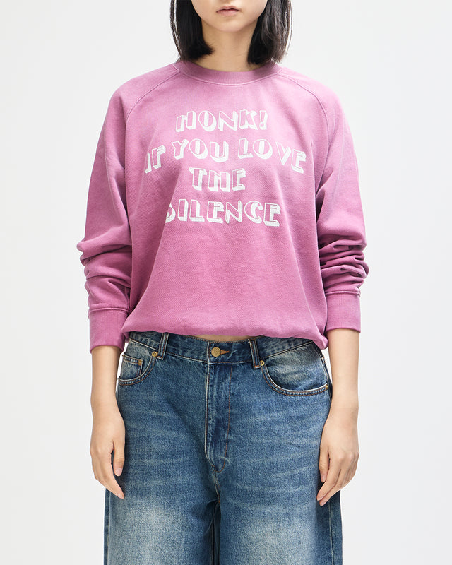 Honk! Crew Neck - Red Violet