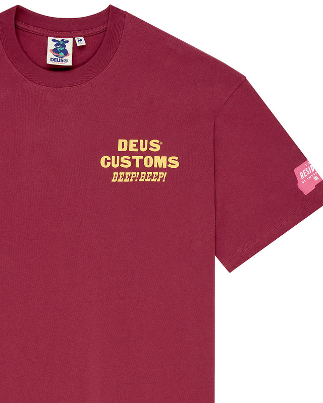 Bloomers Os Tee - Biking Red