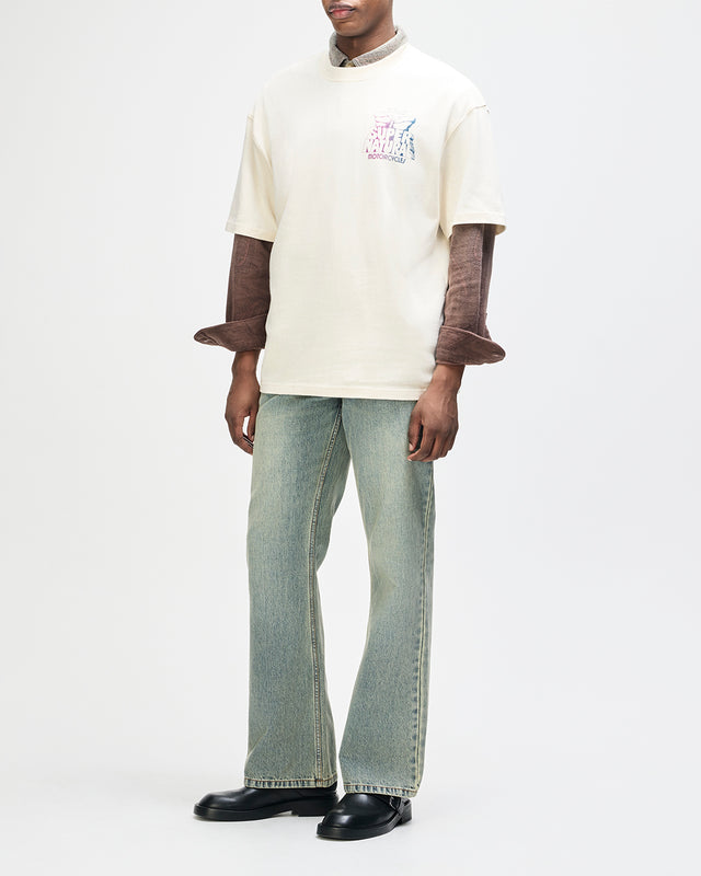Temple Torque Os Tee - Dirty White