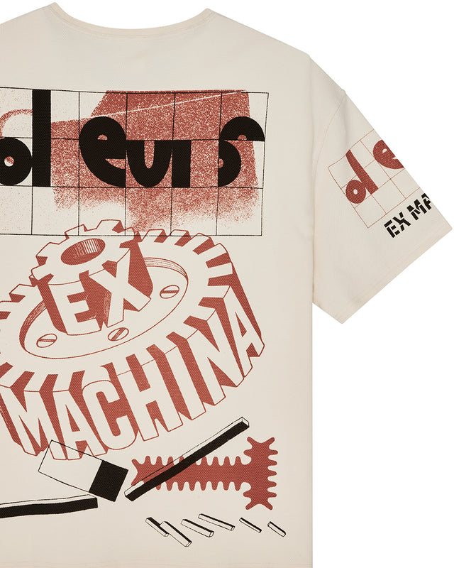 Merz Oversized Tee - Dirty White