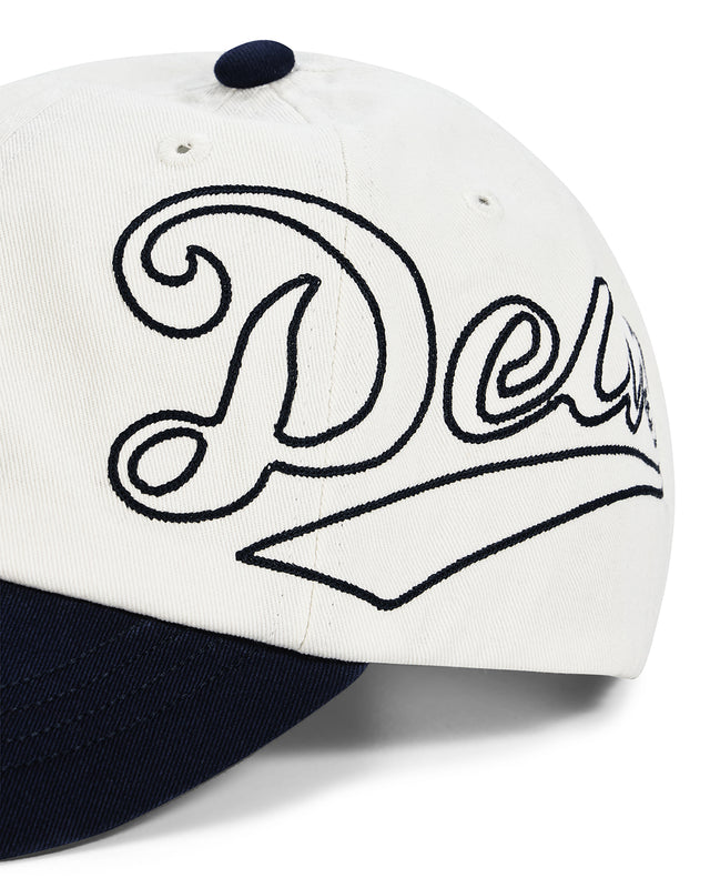 Lou's Two Tone Cap - Whisper White-Blue