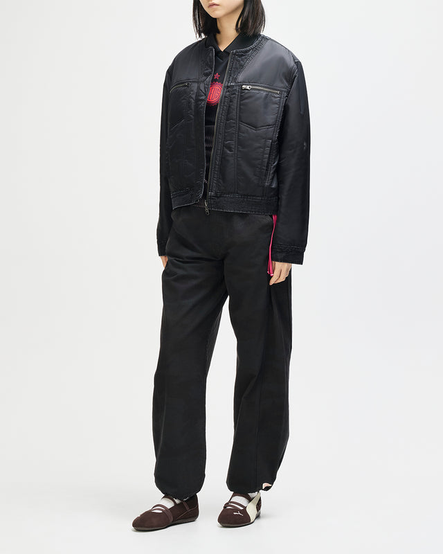 Br 163 Reversible Denim Jacket - Phantom-Black