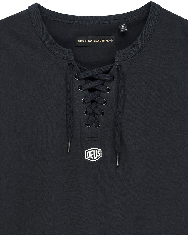 Stoppa Lace-Up Top - Black