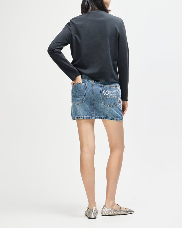 Stoppa Lace-Up Top - Black