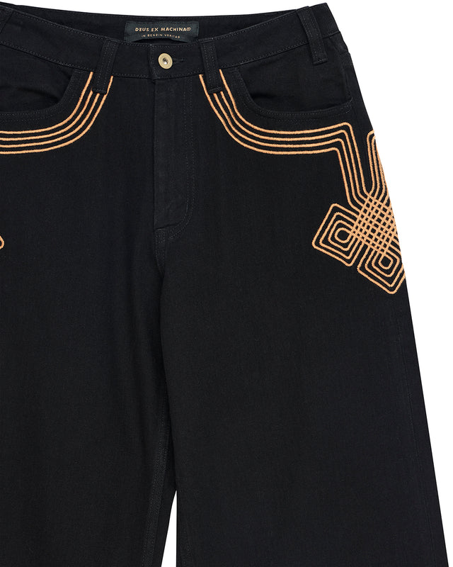 Bonham Embro Jean - Phantom Black