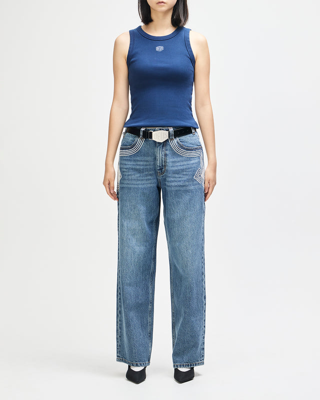 4X4 Shield Tank - Pageant Blue