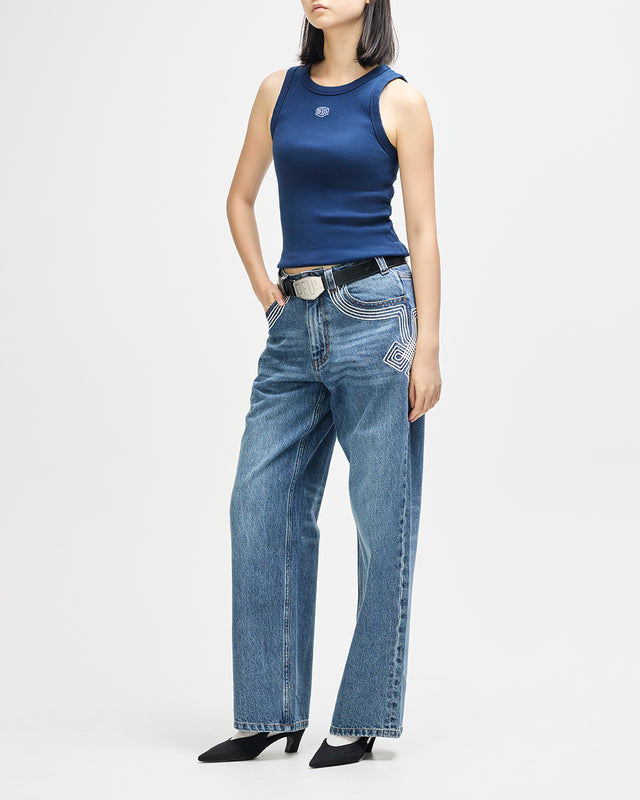 4X4 Shield Tank - Pageant Blue
