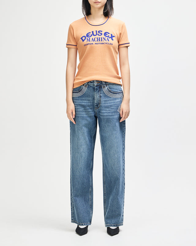 Lost World Tee - Sandglow Orange