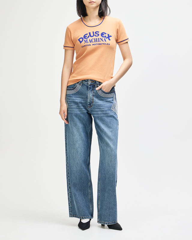 Lost World Tee - Sandglow Orange