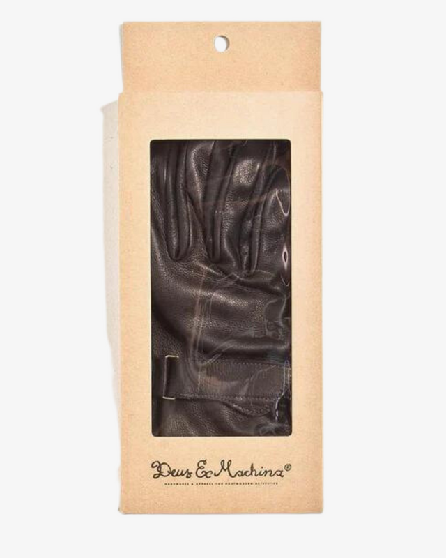 Deus Belted Gloves - Black