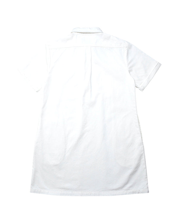 Honour Shirt Dress (Relaxed Fit) - Bleach White|Flatlay
