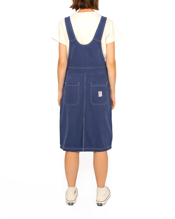 Overall Dress (Relaxed Fit) - Indigo|Model