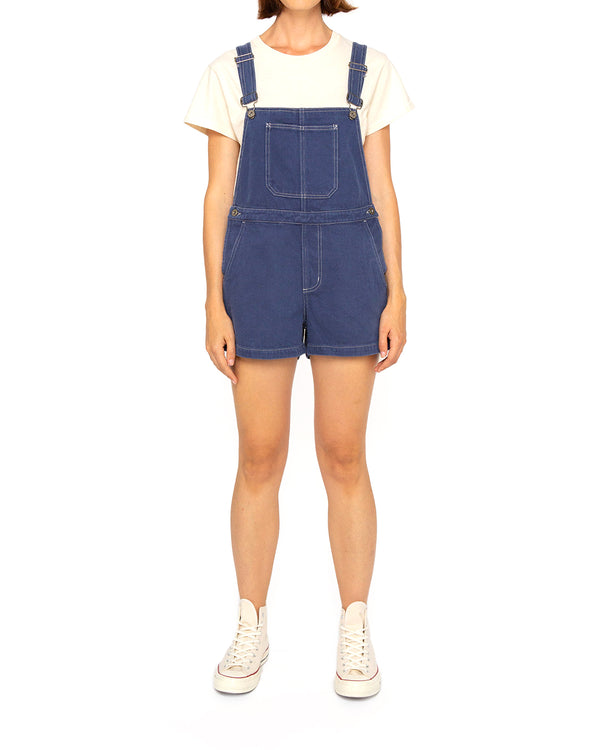 Vada Overall (Relaxed Fit) - Indigo|Model