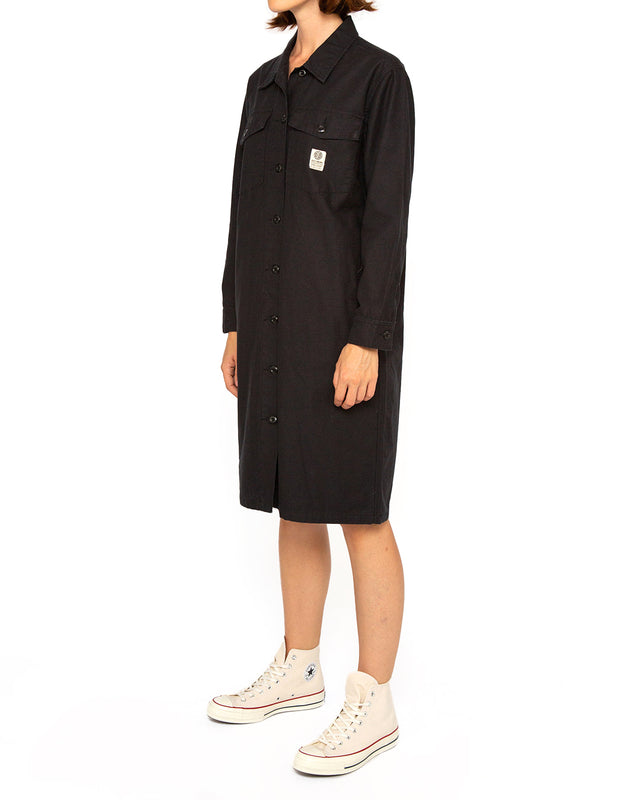 Workwear Dress (Relaxed Fit) - Black