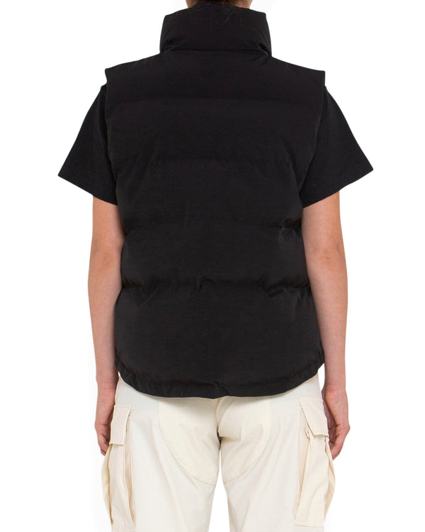 Cadettes Puffer Vest - Black|Model