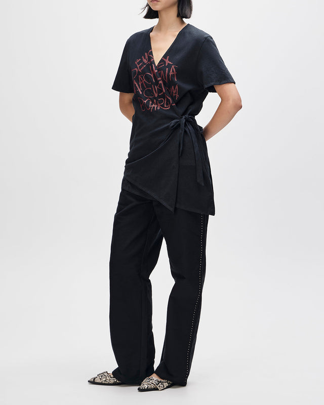 Rogue Wrap Tee - Black