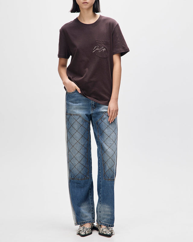 Bird Scratch Tee - Java Brown