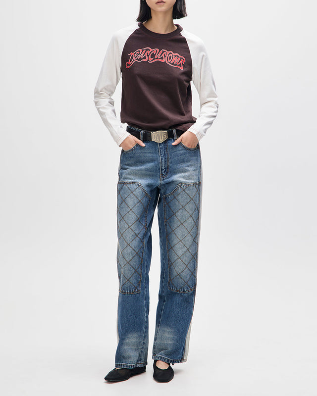 Rocca Raglan Tee - Java Brown