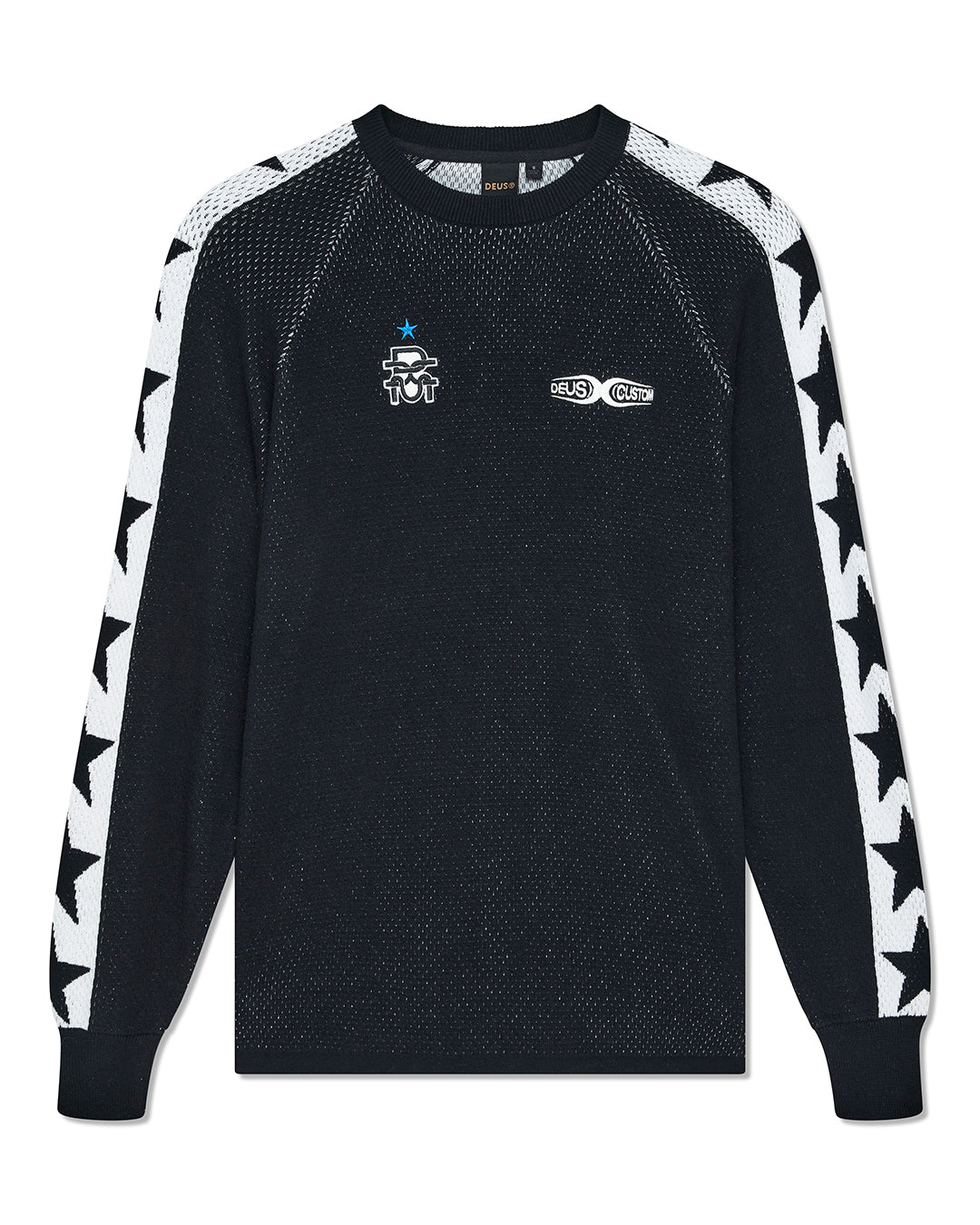 Shirts | Deus Ex Machina | Icon Mesh Knit Top - Black – Deus Ex