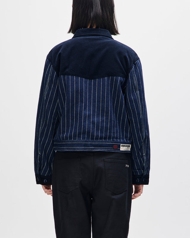 Lyon Indigo Jacket - Indigo