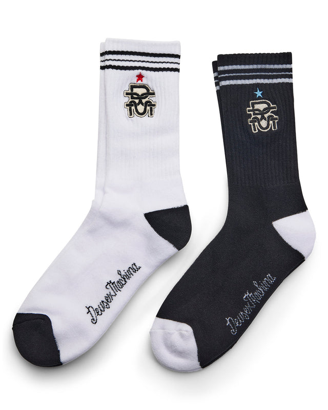 Clubhouse Socks Mono - 2 Pack Multi