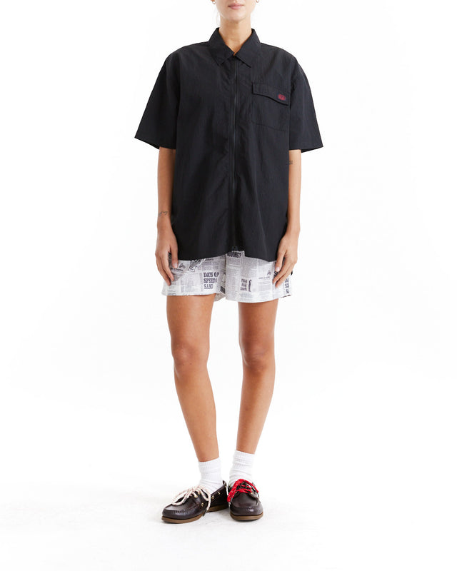 Paper Street Overshirt - Black Beauty