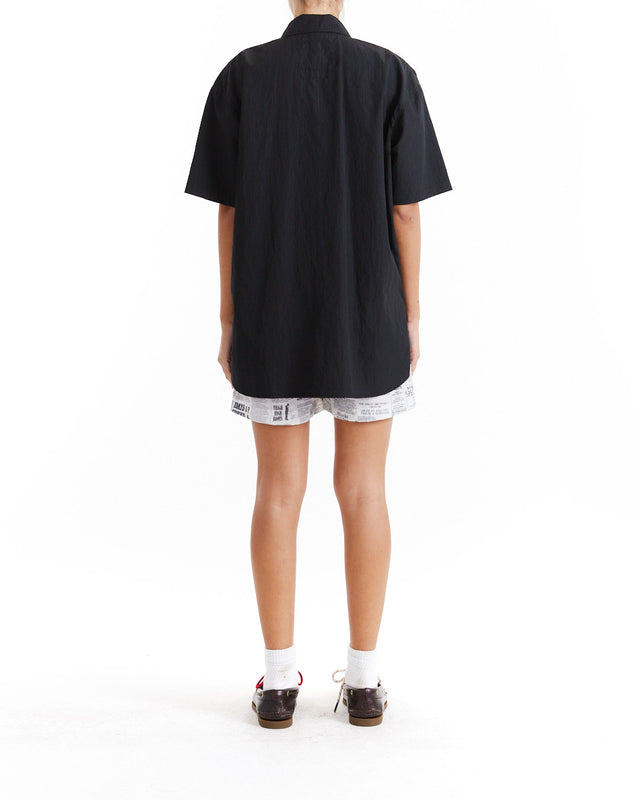 Paper Street Overshirt - Black Beauty