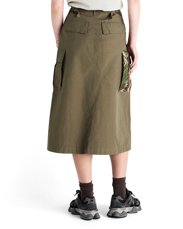 Arts & Crafts Skirt - Burnt Olive