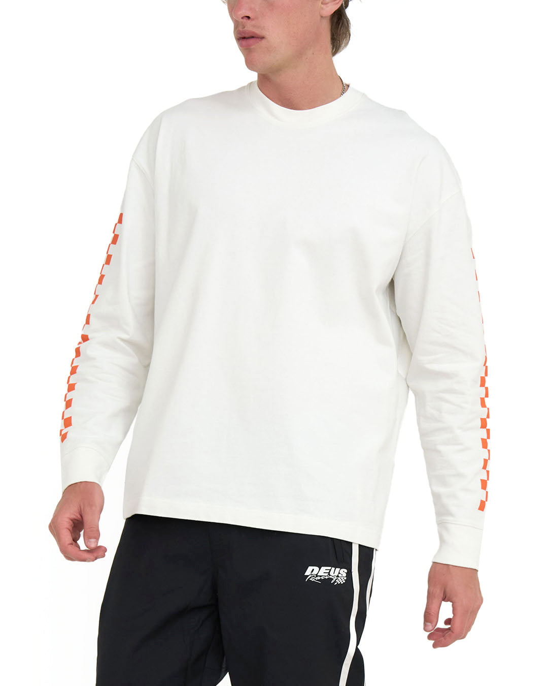 White kappa long sales sleeve