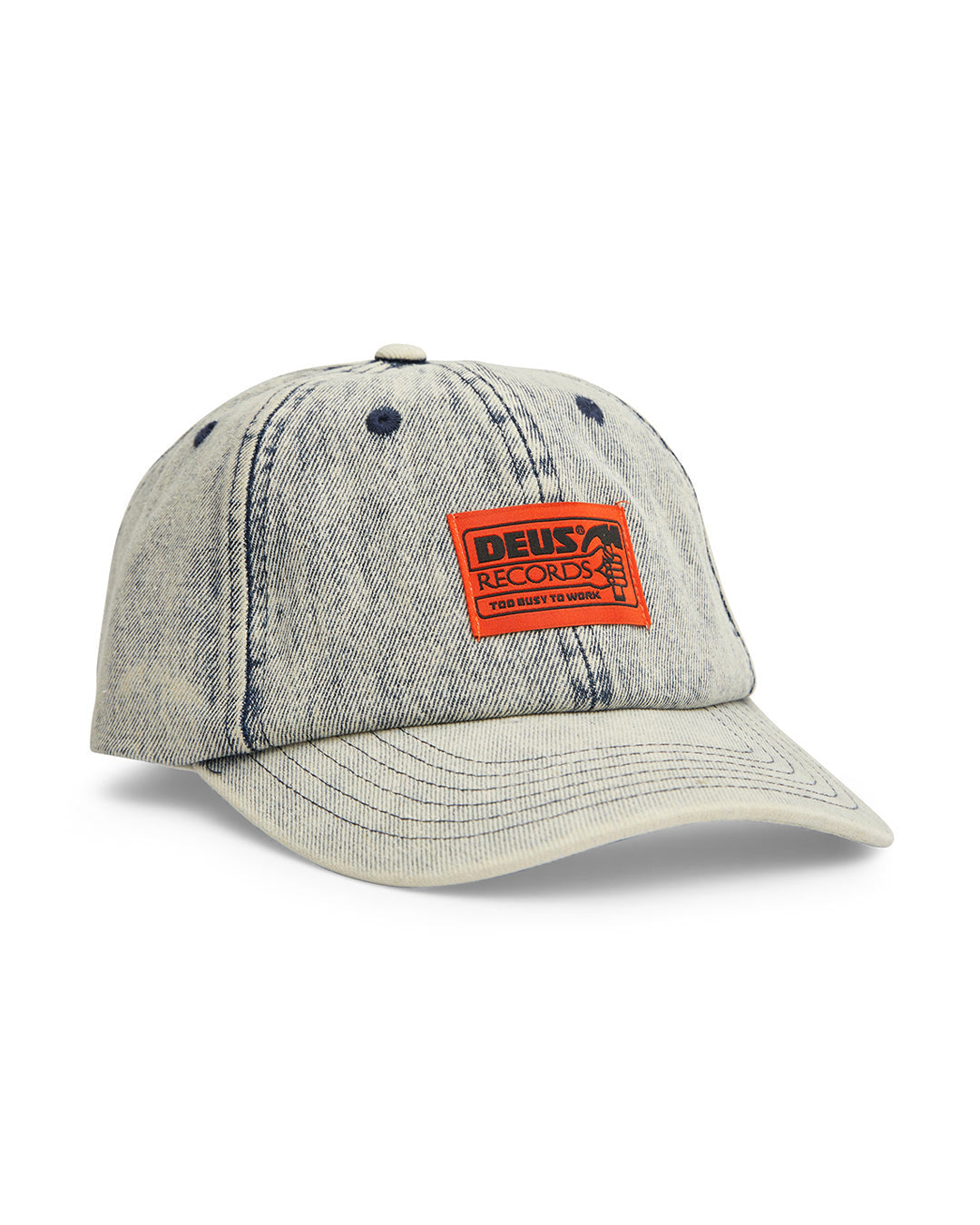 Hats | Deus Ex Machina | Ortiz Denim Cap - Light Blue Wash – Deus