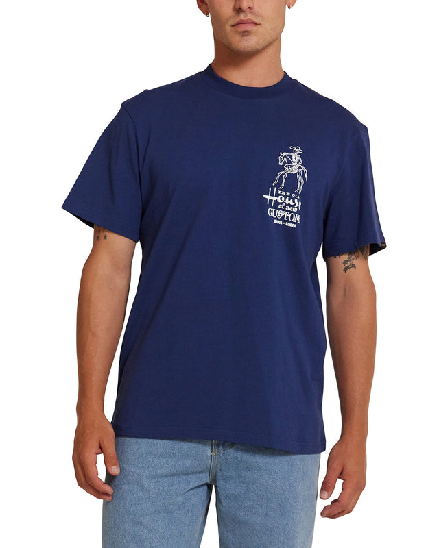 "Seoul Address Tee - Mechanic Blue
