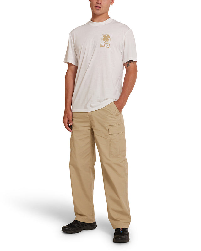 T-shirt Quad - Blanc vintage