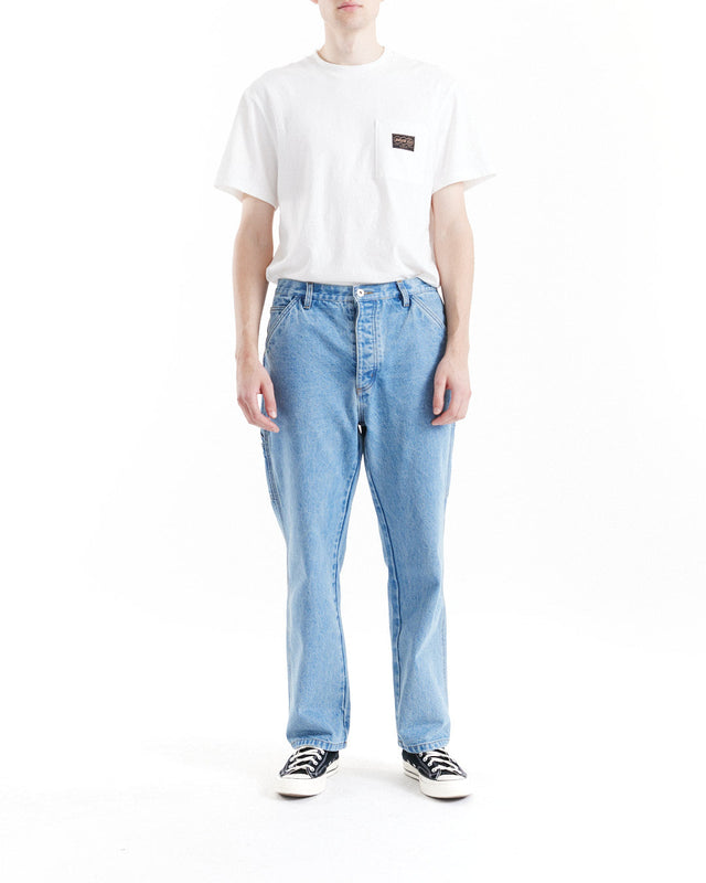 Big Fella Denim Pant - Lt Stone