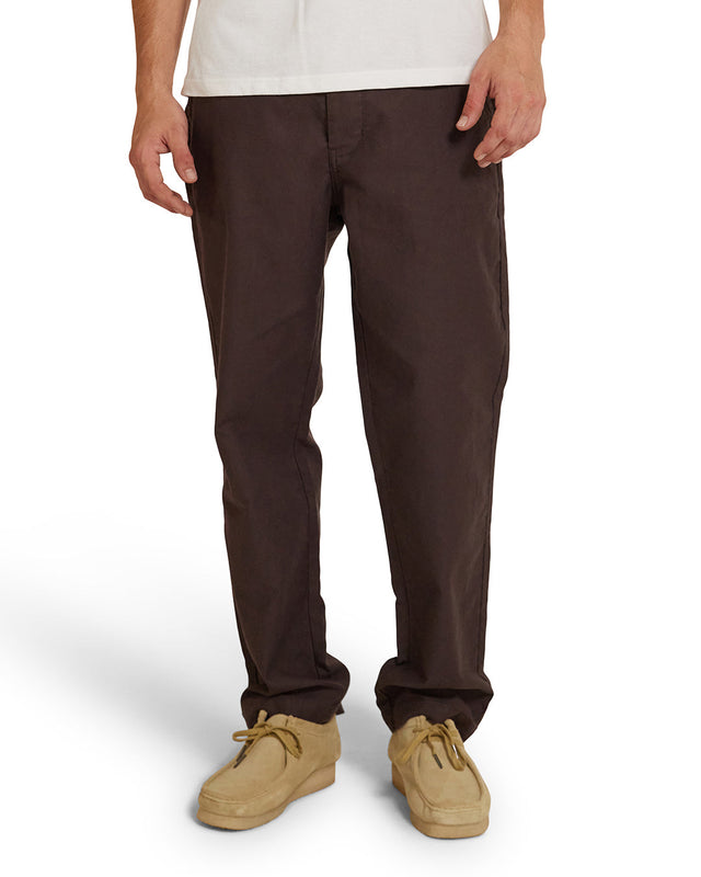 "Hank Whipcord Pant - Choc Brown
