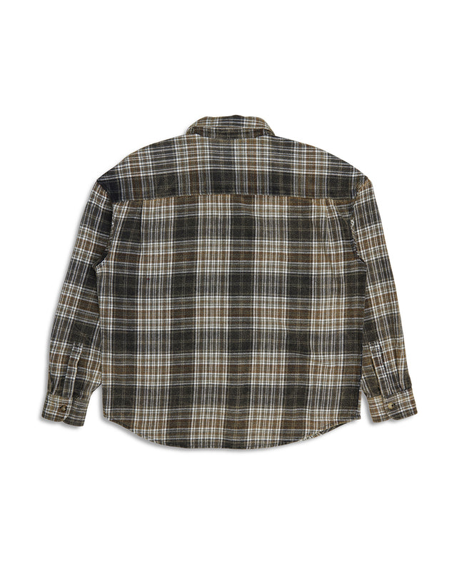 "Vacay Check Shirt - Grey Check
