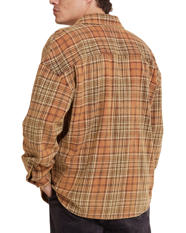 "Vacay Check Shirt - Orange Check
