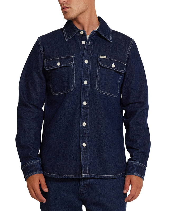 DMF245628.VacayDenimShirt.BlueIndigo