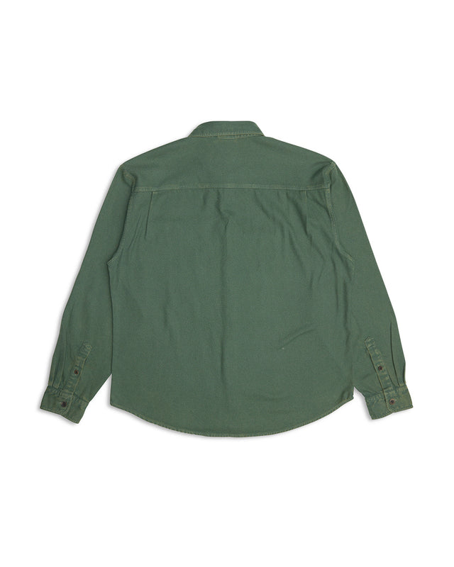 "Keon Flannel Shirt - Hillside Green
