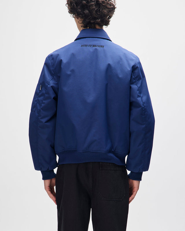 In Benzin Flight Jacket - Estate Blue