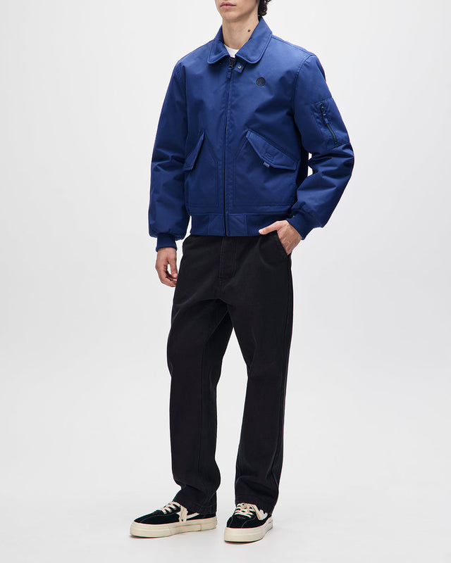 In Benzin Flight Jacket - Estate Blue
