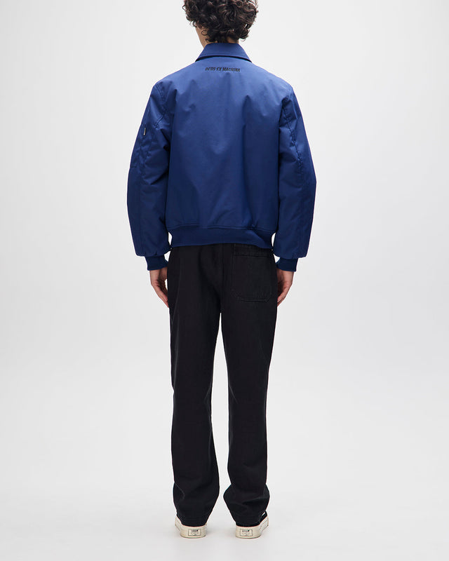 In Benzin Flight Jacket - Estate Blue