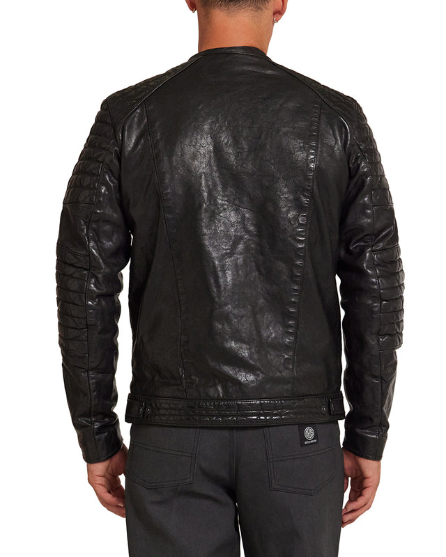 "Riders Leather Jacket - Black
