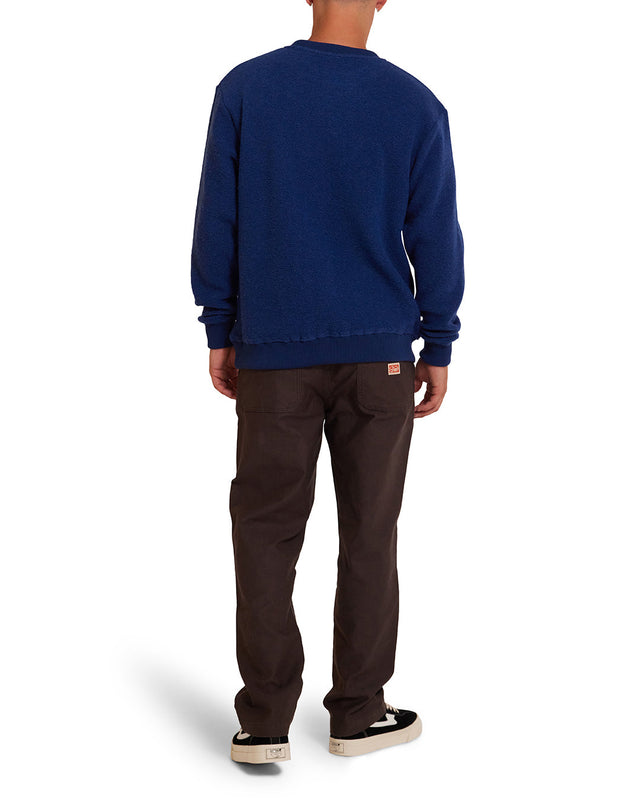 Reo Textured Fleece - Blue