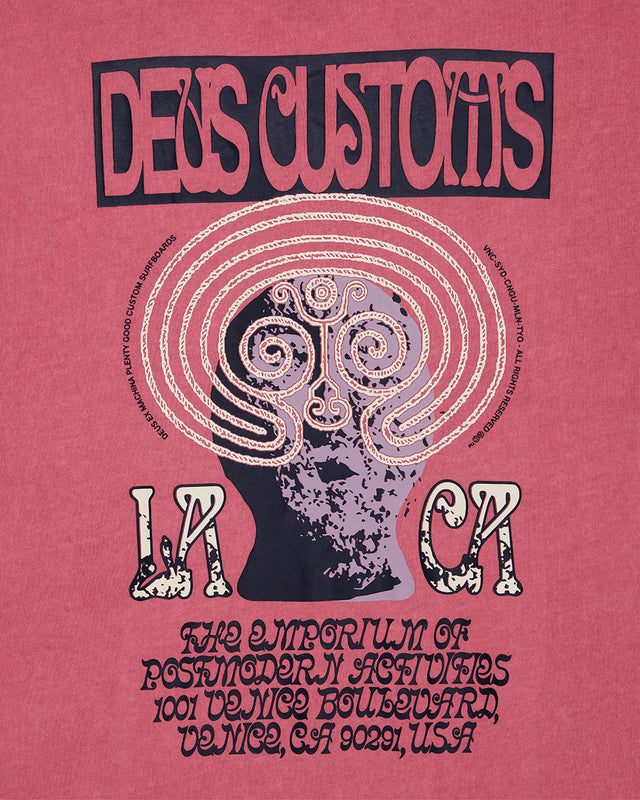 Labyrinth Tee - Raspberry