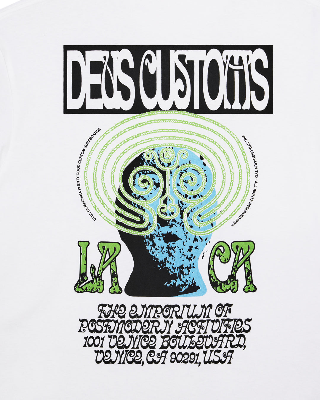 T-Shirts | Deus Ex Machina | Labyrinth Tee - Vintage White – Deus