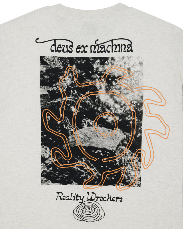 Migration Ls Tee - Light Grey Marle