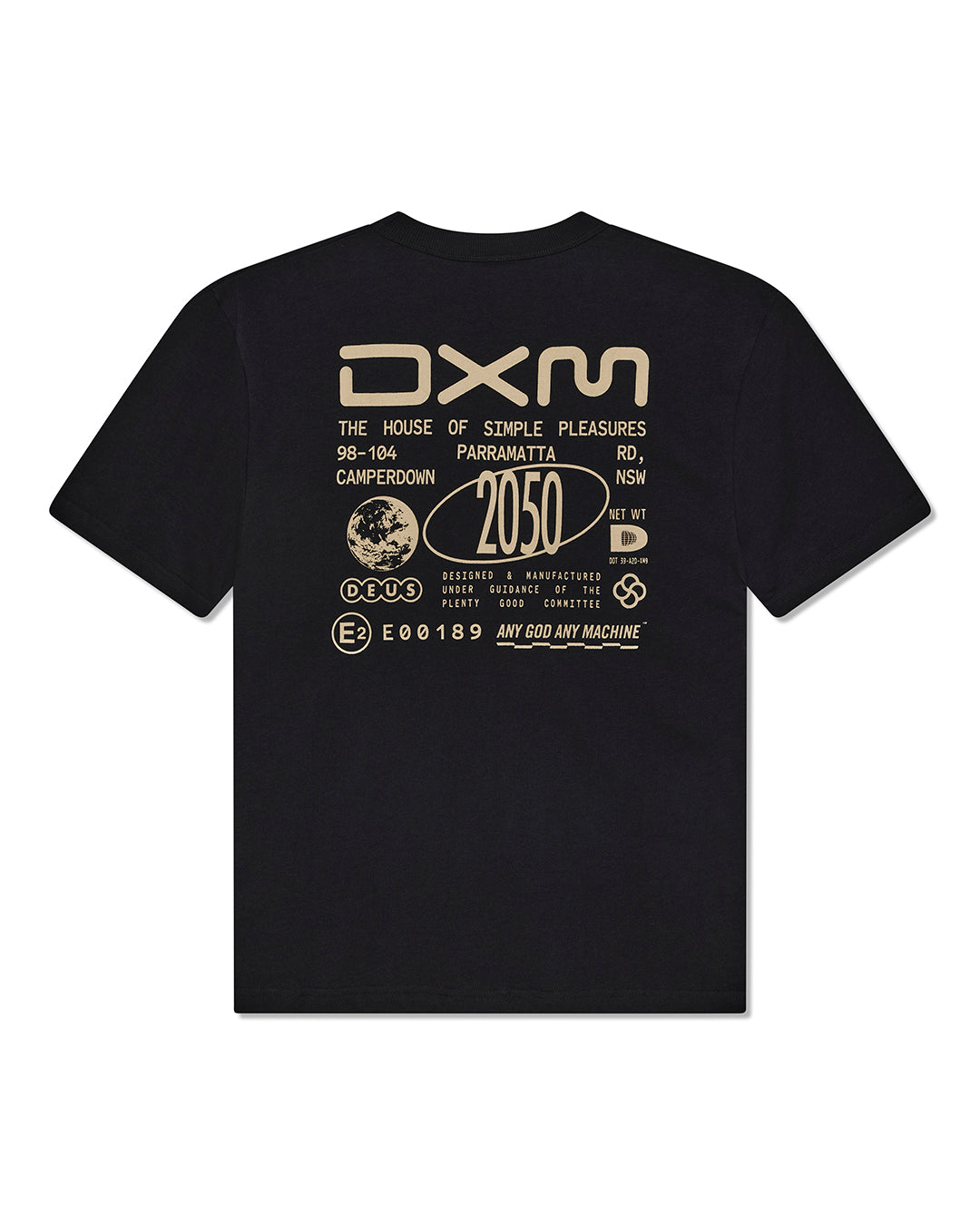 T-Shirts | Deus Ex Machina | Committee Tee - Black – Deus Ex