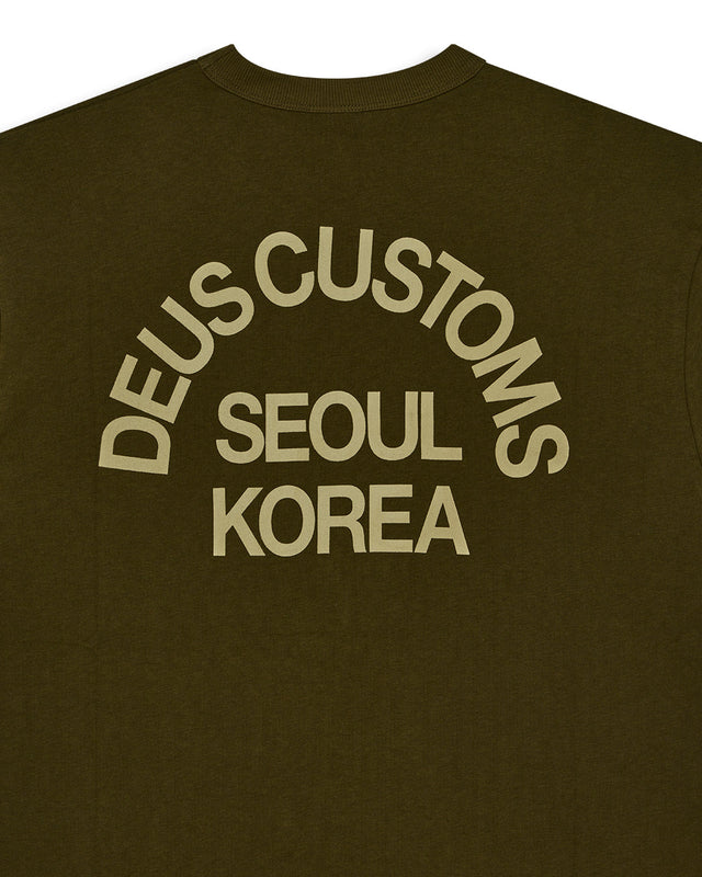 Beams Tee - Dark Olive
