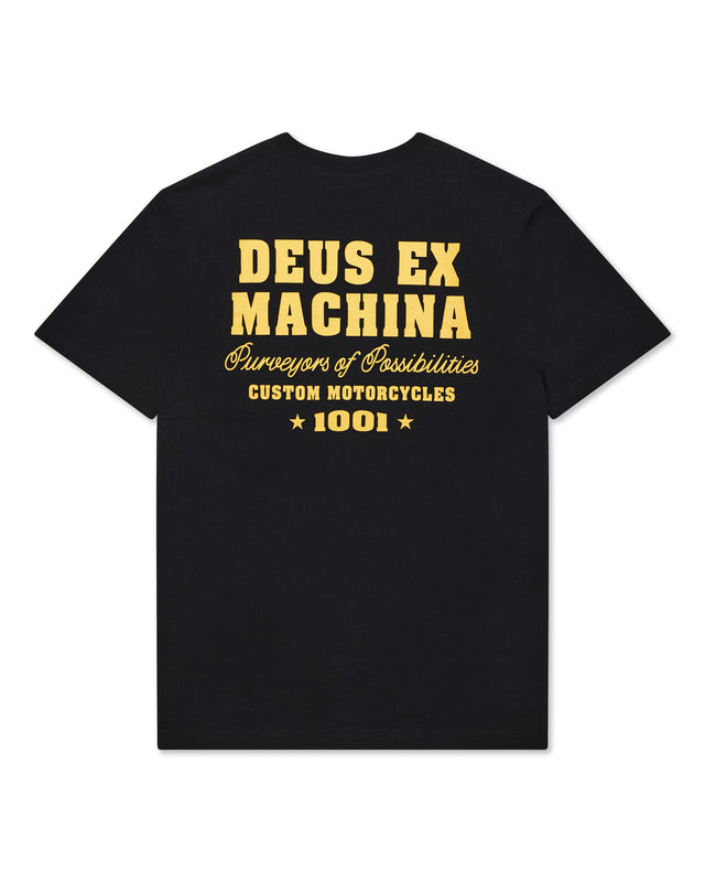 T-Shirts Deus Ex Machina Gumshoe Tee Black – Deus Ex Machina